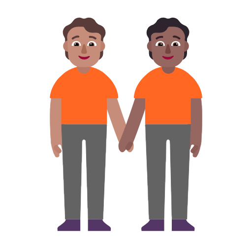 हाथ पकड़े हुए लोग: गेहुँआ त्वचा, हल्की साँवली त्वचा Microsoft Windows 11 23H2 June 2024 Update के लिए