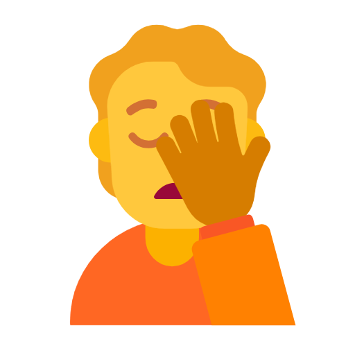 Person Facepalming for Microsoft Windows 11 23H2 June 2024 Update