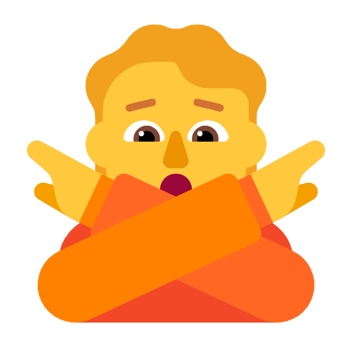 Osoba gestikulující Ne pro Microsoft Windows 11 23H2 June 2024 Update