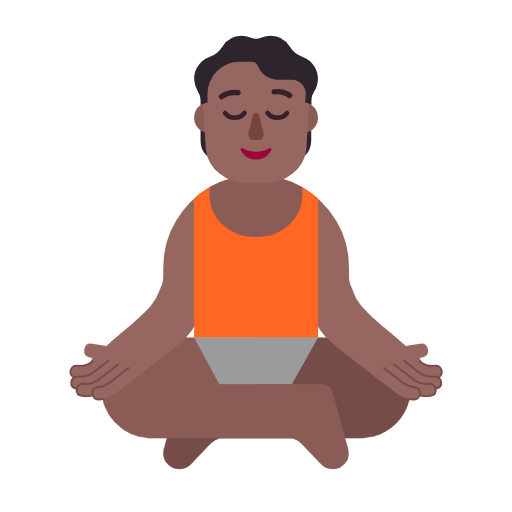 Osoba v pozici Lotus: Středně tmavý odstín pleti pro Microsoft Windows 11 23H2 June 2024 Update