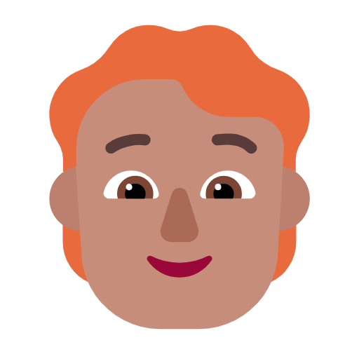 Osoba: Střední odstín pleti, Zrzavé vlasy pro Microsoft Windows 11 23H2 June 2024 Update