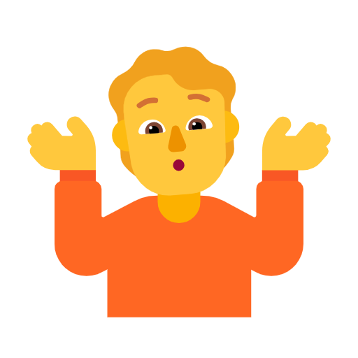 Osoba krčící rameny pro Microsoft Windows 11 23H2 June 2024 Update