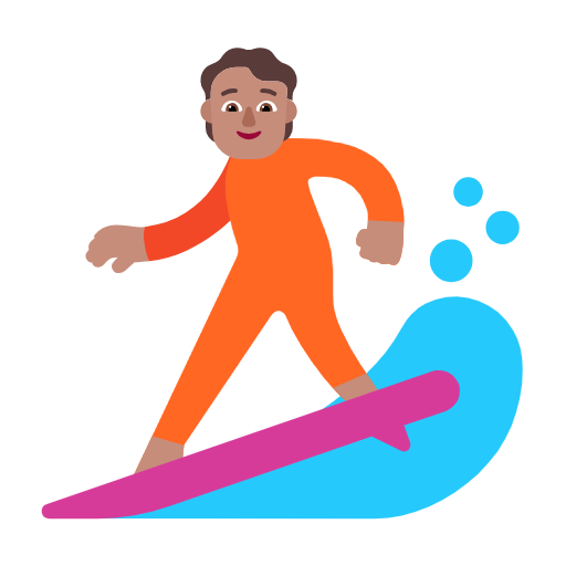 Σέρφερ: μεσαίος τόνος δέρματος για Microsoft Windows 11 23H2 June 2024 Update