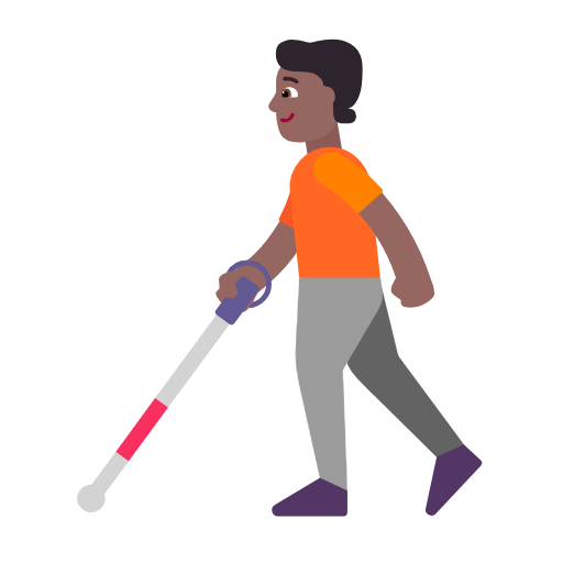 Personne Avec Une Canne Blanche: Peau Mate pour Microsoft Windows 11 23H2 June 2024 Update