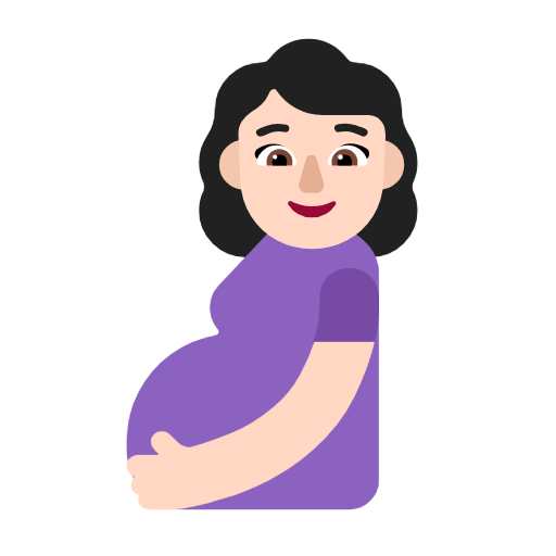 امرأة حامل: بشرة بلون فاتح لـ Microsoft Windows 11 23H2 June 2024 Update