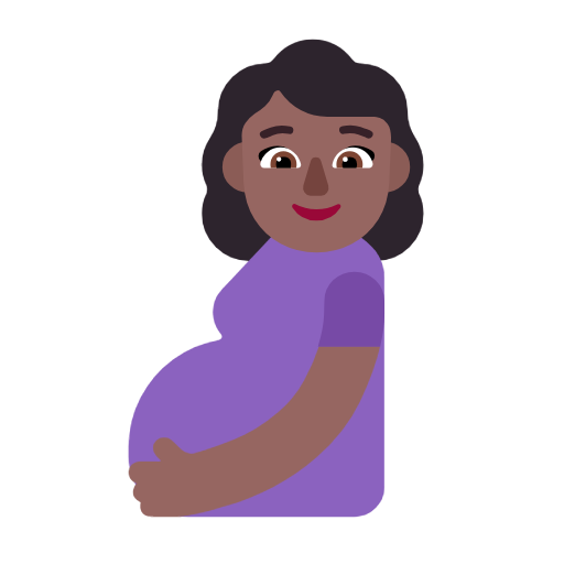 Wanita hamil: warna kulit gelap-sedang untuk Microsoft Windows 11 23H2 June 2024 Update