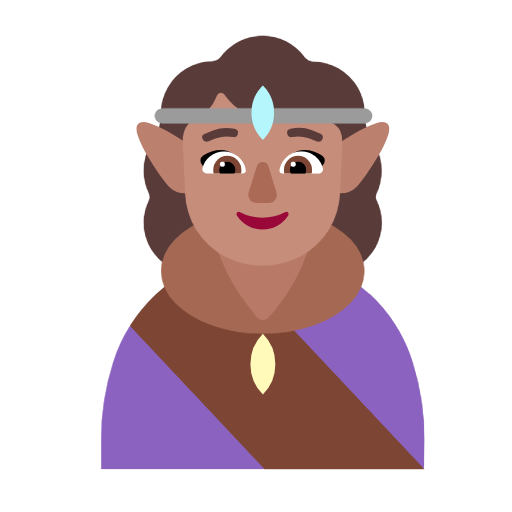 Microsoft Windows 11 23H2 June 2024 Update의 경우 여자 엘프: 갈색 피부