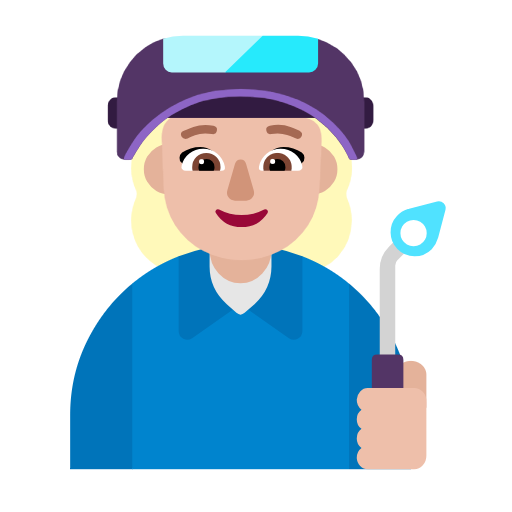 Microsoft Windows 11 23H2 June 2024 Update의 경우 공장 여자 직원: 연한 갈색 피부