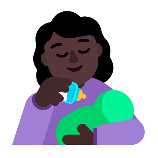 Femme Allaitant Un Bébé: Peau Foncée pour Microsoft Windows 11 23H2 June 2024 Update