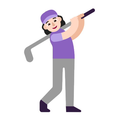 Ženy hrající golf: Světlý odstín pleti pro Microsoft Windows 11 23H2 June 2024 Update