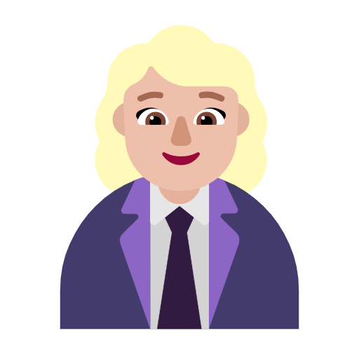 Woman Office Worker: Medium-Light Skin Tone for Microsoft Windows 11 23H2 June 2024 Update