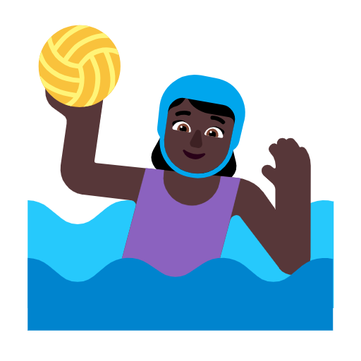 Joueuse De Water-Polo: Peau Foncée pour Microsoft Windows 11 23H2 June 2024 Update