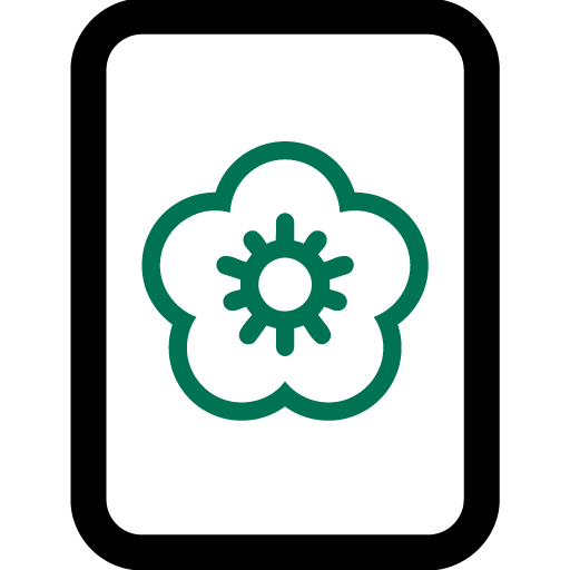 Tuile de Mahjong Prune pour Microsoft Windows 11 23H2