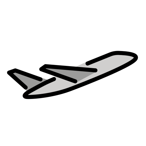 Airplane Departure for OpenMoji 15.1