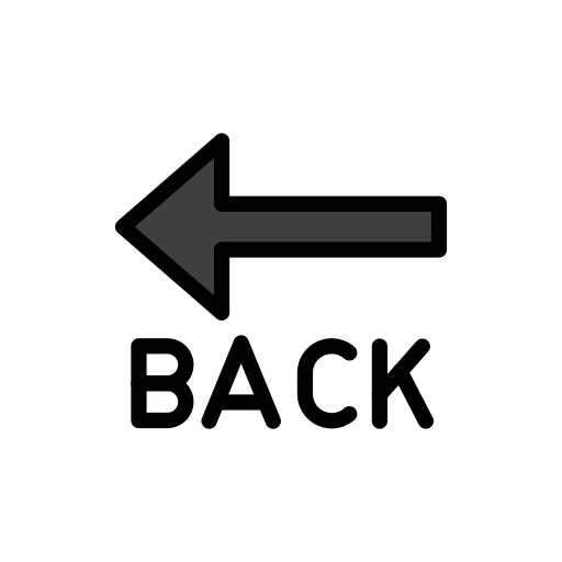 Šipka zpět pro OpenMoji 15.1