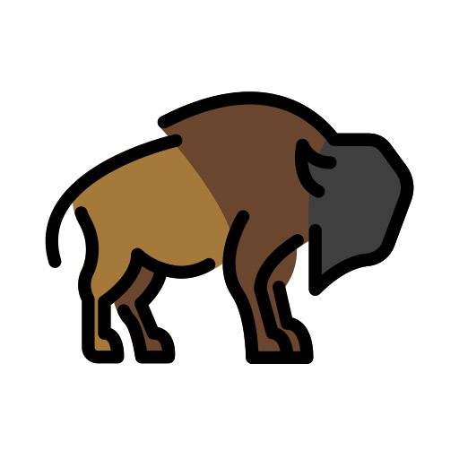 Bison varten OpenMoji 15.1