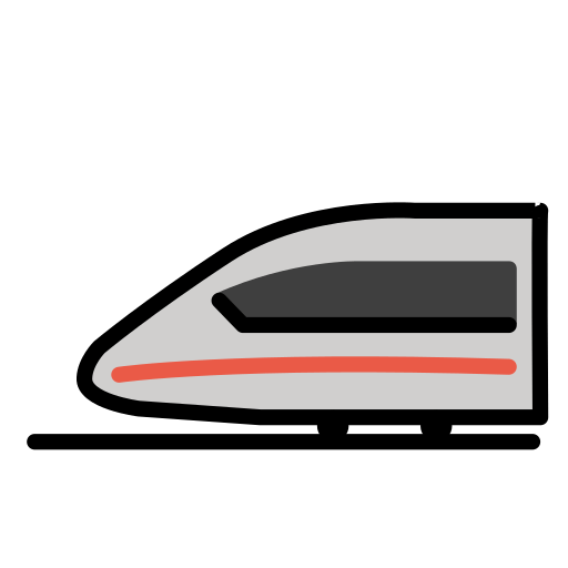 Bullet Train pro OpenMoji 15.1