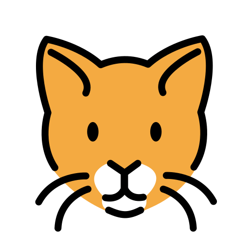 Kočičí obličej pro OpenMoji 15.1