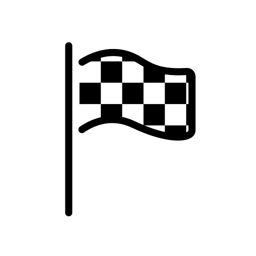 Bendera kotak-kotak untuk OpenMoji 15.1