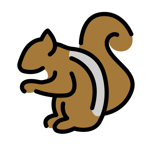 Chipmunk for OpenMoji 15.1