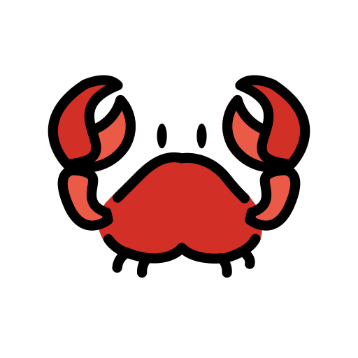 Crab for OpenMoji 15.1