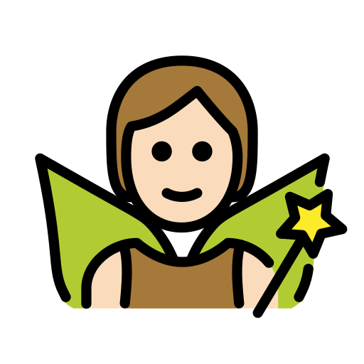 第精灵: 较浅肤色号为第OpenMoji 15.1号