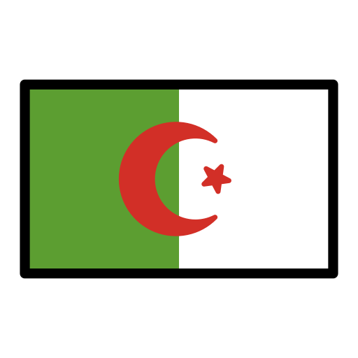 Lippu: Algeria varten OpenMoji 15.1