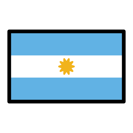 Drapeau: Argentine pour OpenMoji 15.1