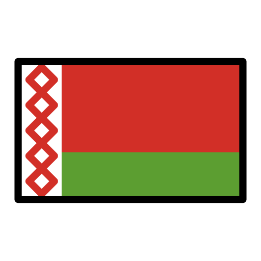 Bandera: Bielorússia per OpenMoji 15.1