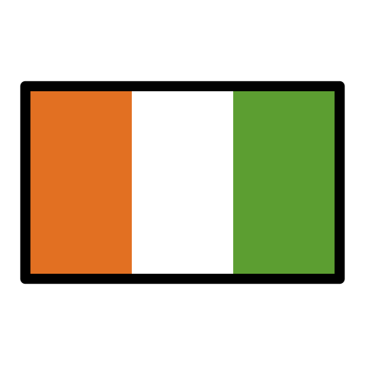 Bendera: Cote d’Ivoire untuk OpenMoji 15.1