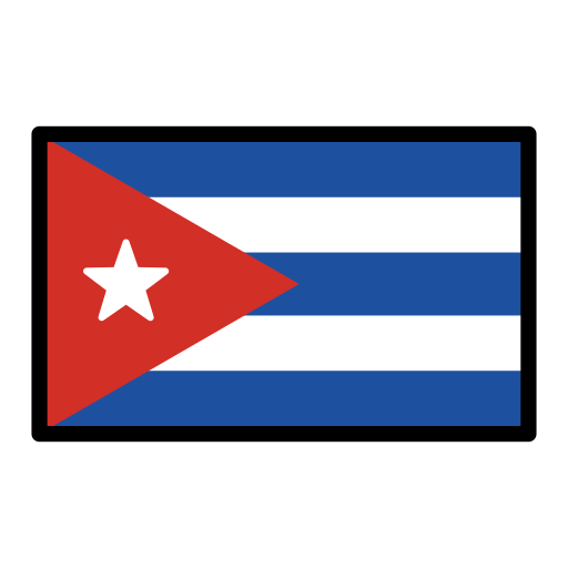 Vlajka: Kuba pro OpenMoji 15.1