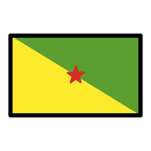 第旗: 法属圭亚那号为第OpenMoji 15.1号