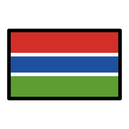 Flaga: Gambia dla OpenMoji 15.1