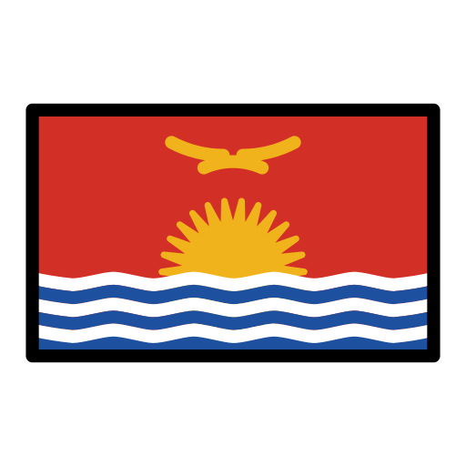 Vlajka: Kiribati pro OpenMoji 15.1