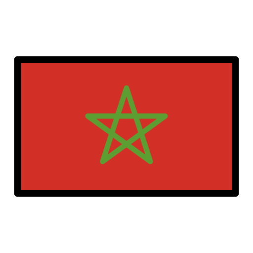 Drapeau: Maroc pour OpenMoji 15.1