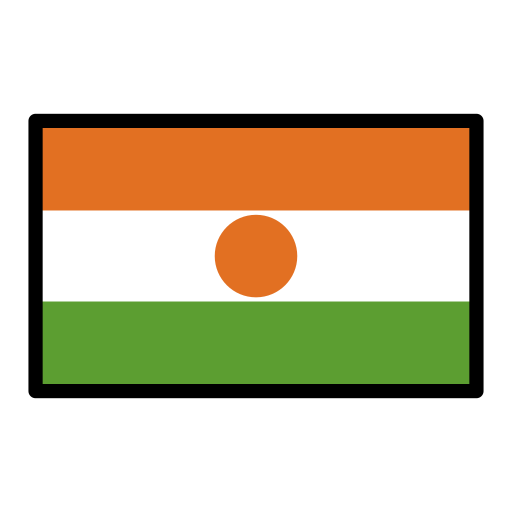 Bandera: Níger per OpenMoji 15.1