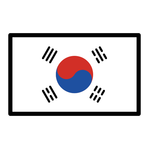 OpenMoji 15.1의 경우 깃발: 대한민국