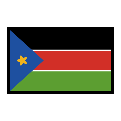 Flag: South Sudan for OpenMoji 15.1