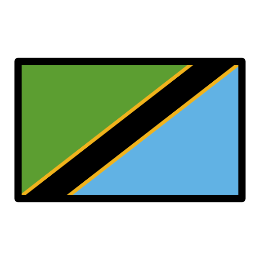Vlag: Tanzania voor OpenMoji 15.1