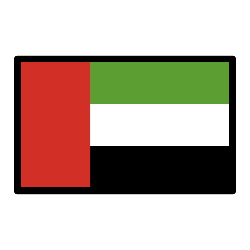 Flagg: De forente arabiske emirater for OpenMoji 15.1