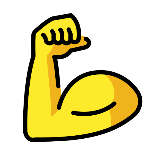 Ohebný biceps pro OpenMoji 15.1