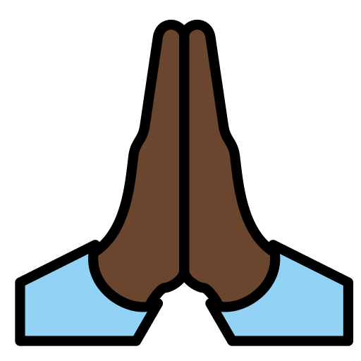 अभिवादन: साँवली त्वचा OpenMoji 15.1 के लिए