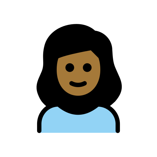 Dívka: Středně tmavý odstín pleti pro OpenMoji 15.1