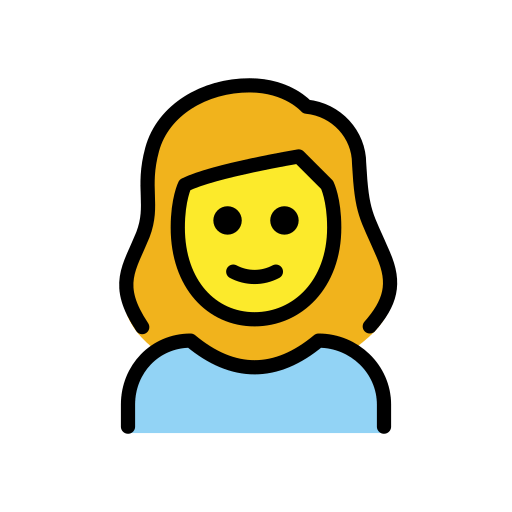 Dívka pro OpenMoji 15.1