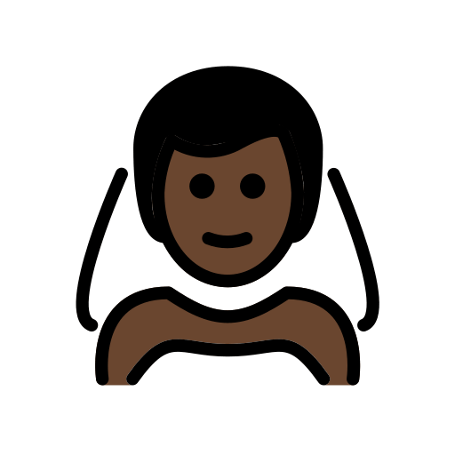 Mann med slør: hudtype 6 for OpenMoji 15.1