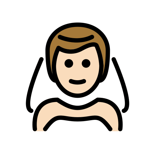 Man met sluier: lichte huidskleur voor OpenMoji 15.1