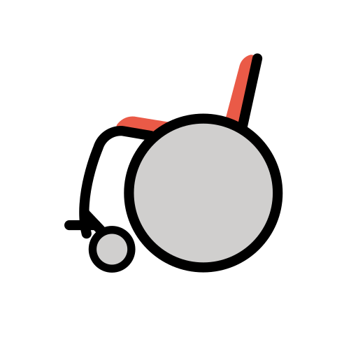 Ruční invalidní vozík pro OpenMoji 15.1