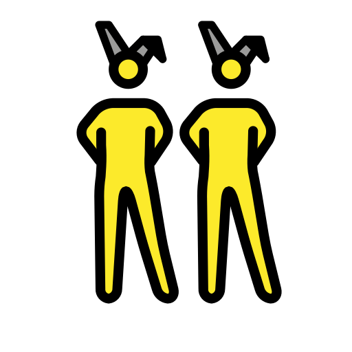 Homes amb orelles de conill per OpenMoji 15.1