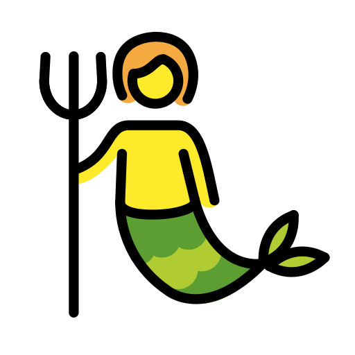 Vattenväsen för OpenMoji 15.1