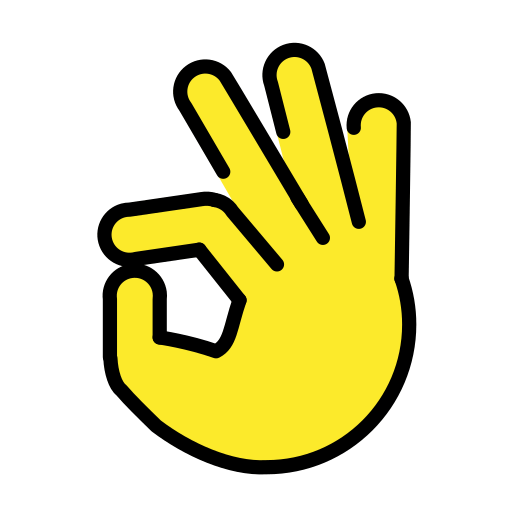 OK Hand pro OpenMoji 15.1